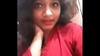 Sexy Sarika Desi Teen Filthy Making love Talking With Her Step Kin