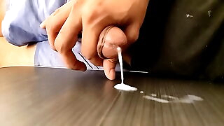 Thick Creamy White Cumshot in Slow Motion Indian Teen Varlet