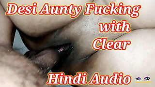 Desi Aunty Shacking up with Clear Hindi Audio