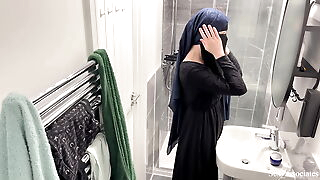 OMG! I didn't know arab girls do that. A hidden cam surrounding my rental apartment obstructed a Muslim arab girl surrounding hijab masturbating surrounding the shower.